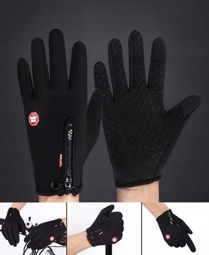 Rękawiczki termiczne ocieplane termoaktywne zimowe czarne damskie na Arena.pl