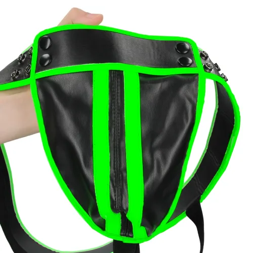 ouch! glow in the dark majtki z klamrą, fluorescencyjne, s/m na Arena.pl