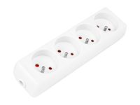 Gniazdo GN-470 PR 4GNIAZDA z uziemieniem