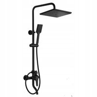 ZESTAW PRYSZNICOWY NATYNKOWY KOLUMNA DESZCZOWNICA SŁUCHAWKA + WĄŻ