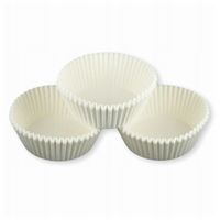 FOREMKI PAPILOTKI 45x25 mm białe 100 szt