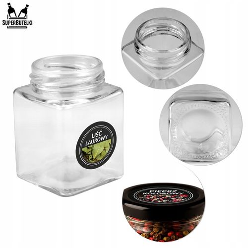 24x słoiczki 120 ml na przyprawy + NABIERAK + 200x etykiety PRZYPRAWNIK na Arena.pl