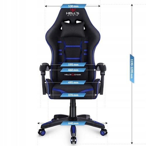 FOTEL GAMINGOWY DLA GRACZA BIUROWY HELL'S na Arena.pl