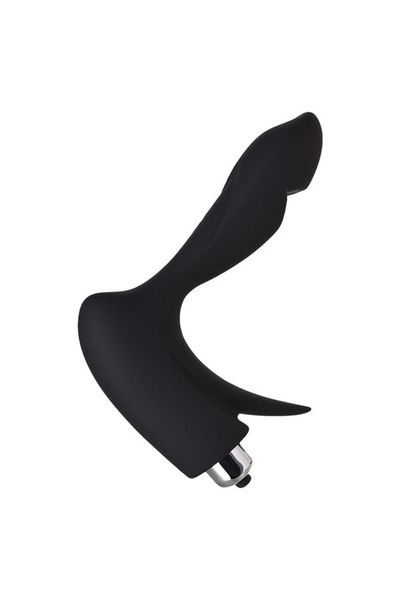 EROTIST First prostate stimulator, silicone, black, 14.4 cm zdjęcie 4