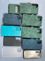 Zestaw 10 Niebiesko-Zielonych Etui na Telefony - Mix Marek oraz Modeli