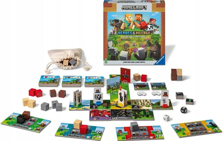 Gra planszowa RAVENSBURGER Minecraft Uratuj wioskę zdjęcie 9