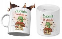 Dla Striptizerki Zestaw Kubek + Skarbonka Prezent Z Nadrukiem Ze Zdjęciem