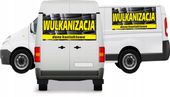 Reklama Naklejka na samochód WULKANIZACJA