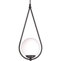 LAMPA modernistyczna Neve K-4770 wisząca OPRAWA szklane kule ZWIS kropla ball czarna biała
