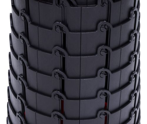 Przenośny stołek taboret składany czerwono-czarny Situp na Arena.pl