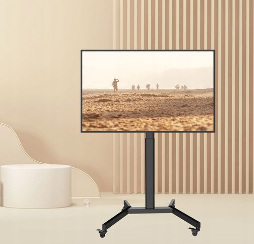 Podłogowy Mobilny Stojak TV pod Telewizor Uniwersalny Regulowany na Arena.pl