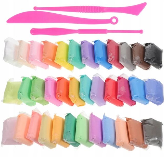 96 SZT PIANKOLINA PLASTELINA POLIMEROWA PIANKOWA SENSO glina + 12 GRATIS zdjęcie 7