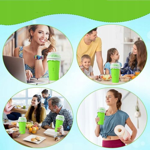 KUBEK DO ROBIENIA LODÓW GRANITY SORBETÓW SLUSHY KOKTAJLI MROŻONYCH 500ML na Arena.pl