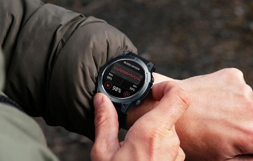 Smartwatch Zeblaze Stratos czerwony na Arena.pl