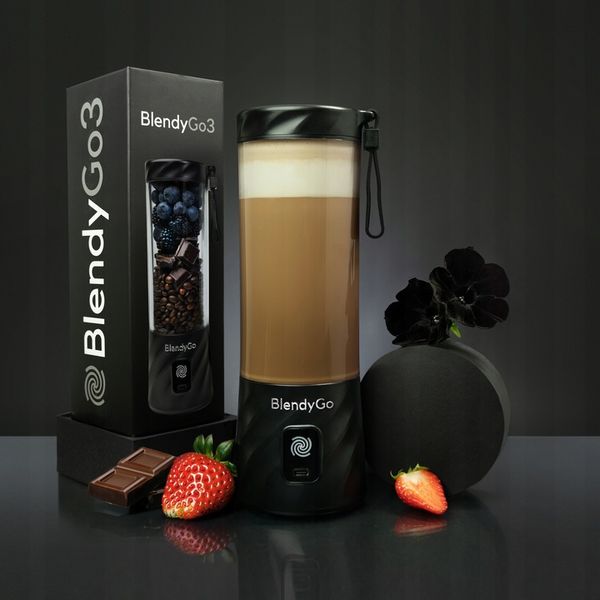 Oryginalny BLENDER BEZPRZEWODOWY BlendyGo 3 KIELICHOWY PRZENOŚNY 250W zdjęcie 10