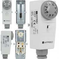 STEROWNIK TERMOSTAT PRZYLGOWY NA RURĘ POMPY C.O BRC NASTAWA 20-90°C