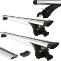 Uniwersalny bagażnik bazowy na relingi zintegrowane AMOS BOSS Belki Aluminiowe 107cm