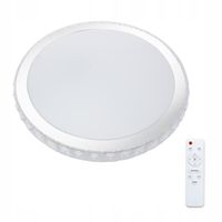 Plafon LAYLA 40x6 cm 33W LED z pilotem nowoczesny biały IP20 regulacja świa