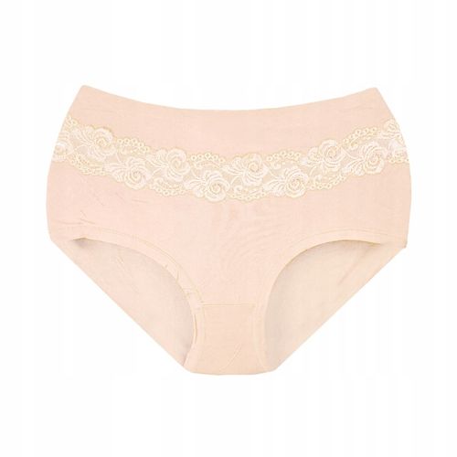 6x ODDYCHAJĄCE BAMBUSOWE MAJTKI FIGI KORONKOWE Z WYSOKIM STANEM 3XL #25 na Arena.pl