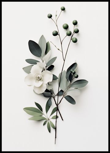 Plakat 64x90cm Papierowy Kwiat na Arena.pl