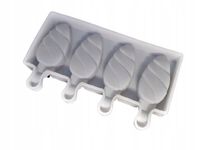 Forma silikonowa do lodów na patyku 4 szt.