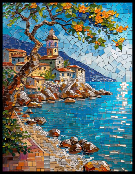 Plakat 50x65cm Mozaikowa Układanka zdjęcie 2