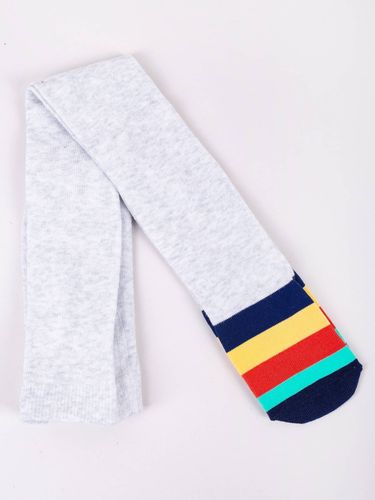 Rajstopy chłopięce bawełniane we wzory 3PAK 68-74 YOCLUB na Arena.pl