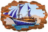 Naklejka samoprzylepna 3D dziura widoki natura