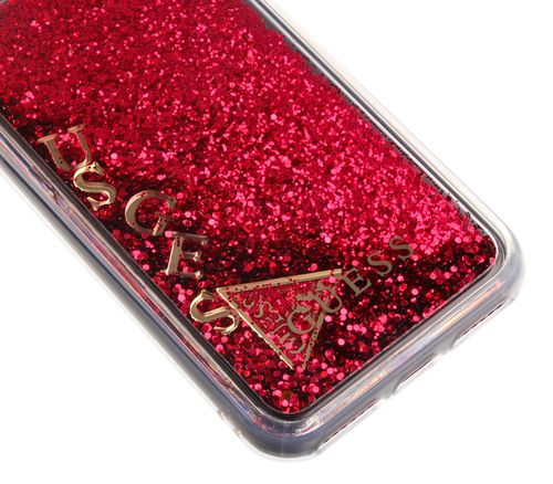 GUESS LIQUID GLITTER iPhone 6 / 6S / 7 / 8 4,7 - RASPBERRY na Arena.pl