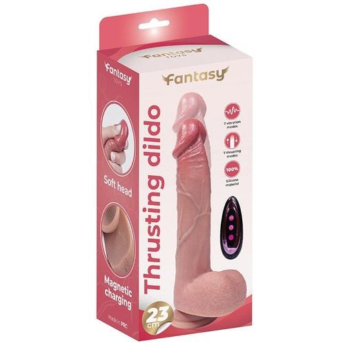 silicone thrusting dildo 23 cm na Arena.pl