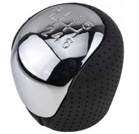 Hyundai Kia gałka zmiany biegów 6 BIEGÓW Skora CHROM