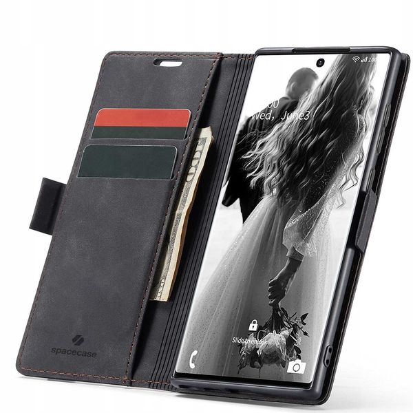 Spacecase Wallet Galaxy Note 20 Ultra Black zdjęcie 1