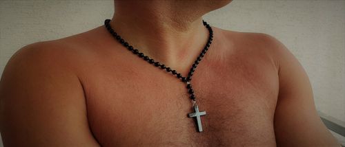 MĘSKI NASZYJNIK RÓŻANIEC ONYKS MATOWY HIT 6 na Arena.pl