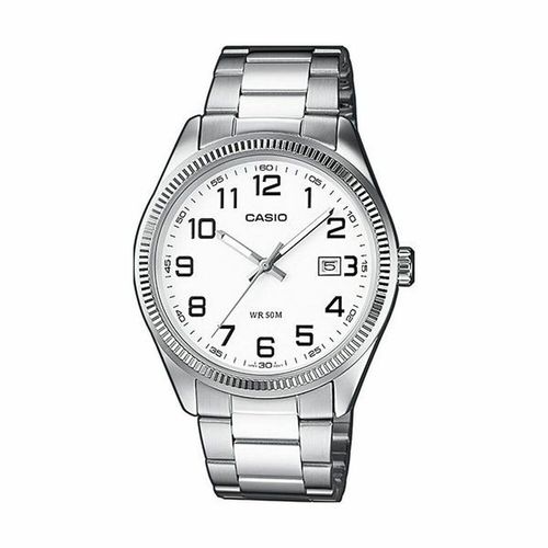 Zegarek Unisex Casio DATE Biały Srebrzysty (Ø 39 mm) (Ø 38,5 mm) na Arena.pl