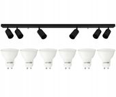Lampa sufitowa szyna spot kinkiet oprawa natynkowa + 6x GU10 LED 6W