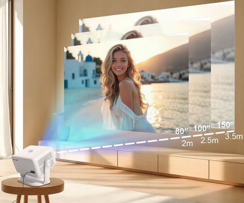 Projektor MAGCUBIC L018 4K 1080p Android TV WiFi Głośnik Bluetooth LED na Arena.pl