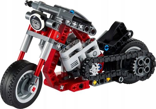 LEGO 42132 Technic Motocykl Motor Chopper 2w1 na Arena.pl