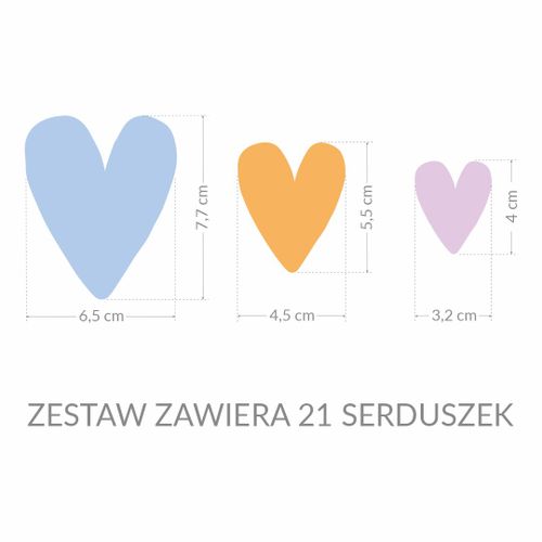 Naklejka Serca DK485 na Arena.pl