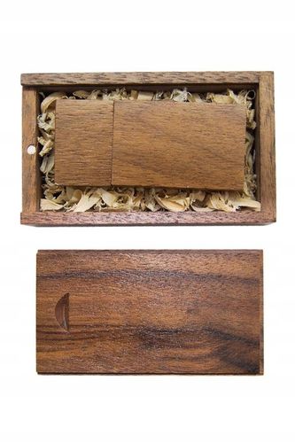 Pendrive drewniane USB 16 GB + pudełko + GRAWER na Arena.pl