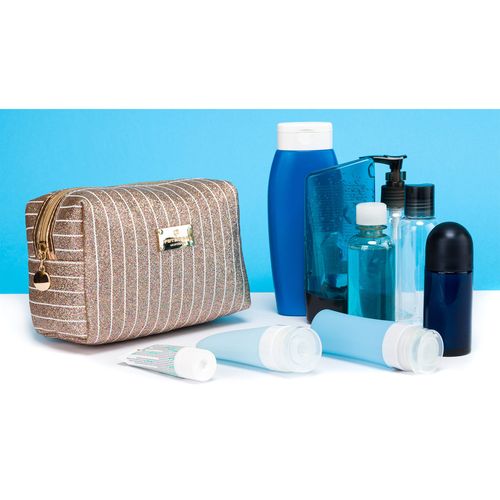 prostokątna kosmetyczka damska do codziennego użytku - peterson na Arena.pl