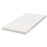 Materac 90x200 piankowy hipoalergiczny LUNA 10 cm z pokrowcem wygodny H3