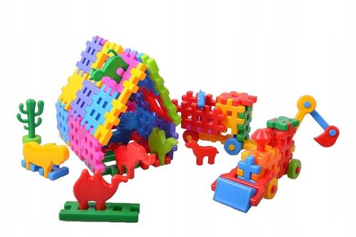 Klocki konstrukcyjne wafle MIX 110 na Arena.pl