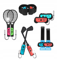 Zestaw Akcesoria Uchwyty Mocowania 10w1 do Joy-Con Nintendo Switch / OLED