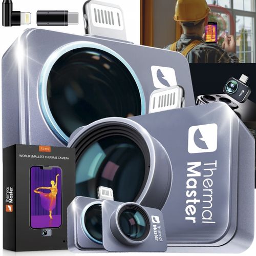 Kamera termowizyjna THERMAL MASTER IOS LIGHTING/USB C P2PRO+NAKŁADKA MAKRO na Arena.pl