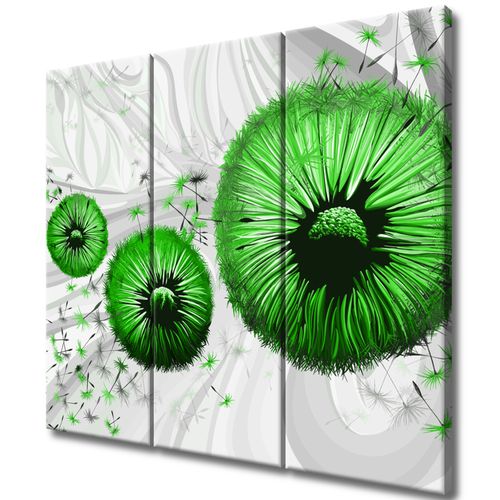 Obraz Płótno 90X80 Zielone Dmuchawce 2 na Arena.pl