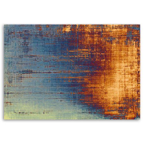 OBRAZ NA PŁÓTNIE Abstrakcja Miedż Metal na Arena.pl