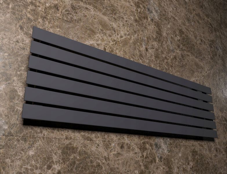 Grzejnik pokojowy poziomy BELLOSLIM 45x140 grafit zdjęcie 6