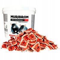 ULTRA SILNA TRUTKA NA MYSZY I SZCZURY MURIBROM PASTA BROMADIOLON 3KG