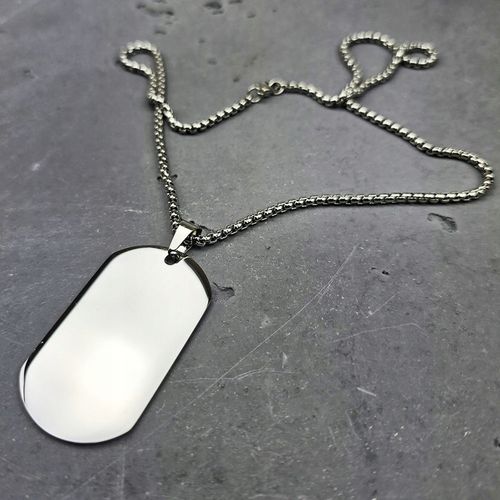 Nieśmiertelnik ze stali z Dedykacją dla Syna Prezent Personalizowany na Arena.pl