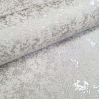 TAPETA SZARO SREBRNY OZDOBNY TYNK BETON STRUKTURA WINYLOWA NA FLIZELINIE